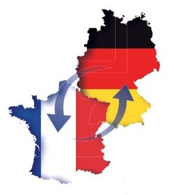 France-Allemagne cartes
