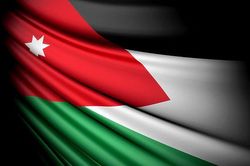 Jordanie drapeau