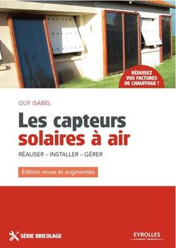 Les capteurs solaires à air