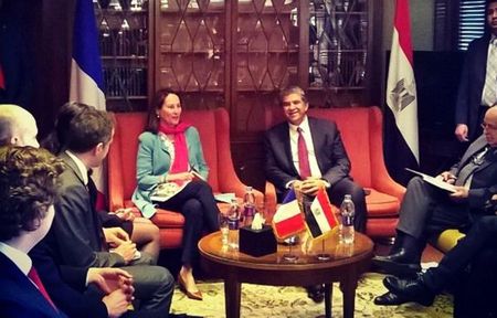 Segolene-Royal-Khaled-Fahmy-au-Caire