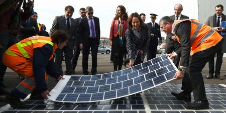 Segolene Royal-route solaire