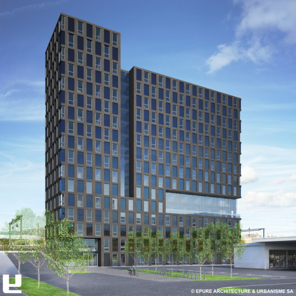 SolarWall-Immeuble Silo