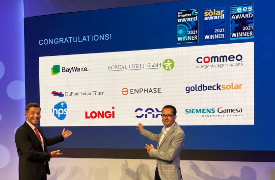 The smarter E_Intersolar_ees_AWARD_2021_Winners