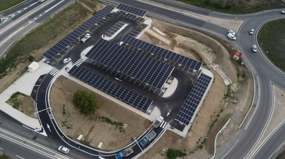 Ombrière solaire Perpignan Sud-1