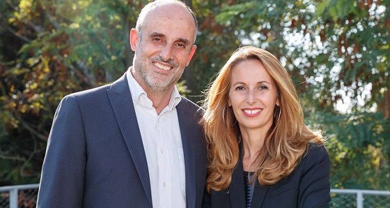 Stéphanie Andrieu et Arnaud Mine