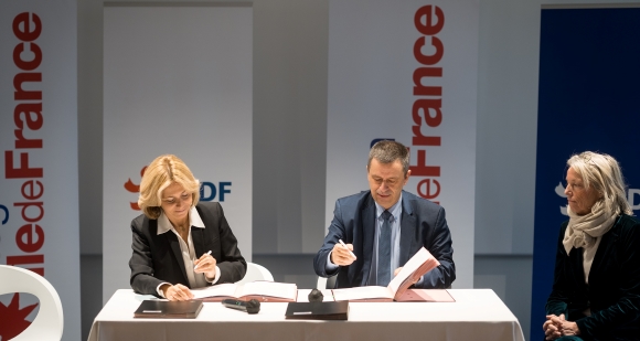 Déplacement avec Luc Rémont à Moret sur loing