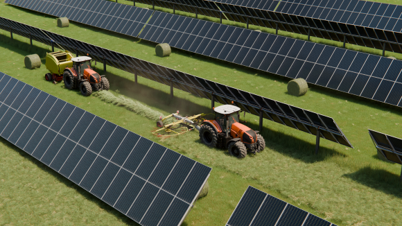 Ombrière de prairie