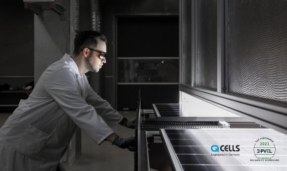 QCells Image with PVEL Logo