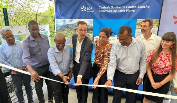 EDF coulée de lave Martinique