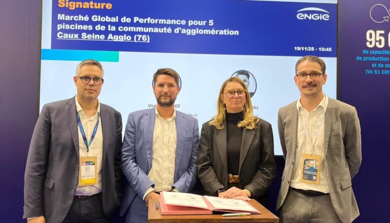 Sobriété énergétique et décarbonation via PPA solaire pour les 5 centres aquatiques de Caux Seine agglo avec ENGIE Solutions