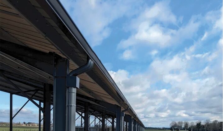 4Home&Garden Gouttière RG 70 Kit Complet Avec Tuyau De Descente Jusqu'à 750 Cm | Type 200 DN 60 | Plastique PVC Anthracite | 4Home&Garden (longueur Du Toit Jusqu'à 250 Cm